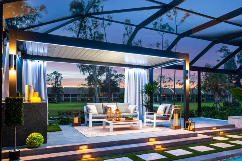 Outdoor Seating & Pergola Installation