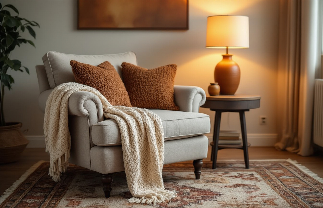 Add Texture and Color to Enhance Coziness
